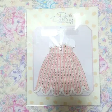 주니문 브라이스 디어달링 밑단 스캘럽 원피스 핑크