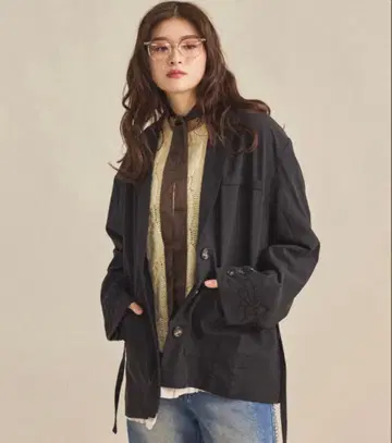 MIRROR STOKE/EMBROIDERY JACKET