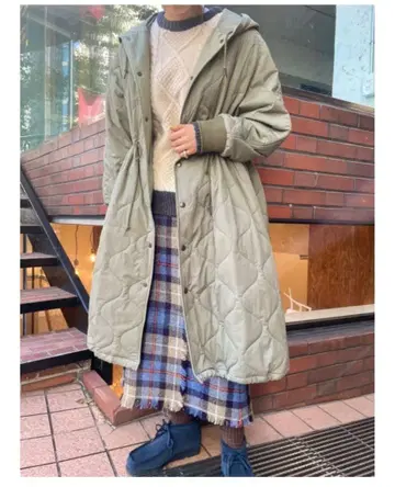 BEAMS BOY 나일론 퀼팅 푸드코트