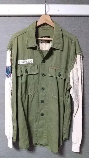 REPLAY 리플레이 셔츠 자켓 XL