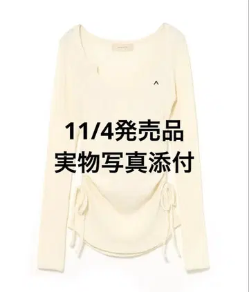 Lala shirring ribbon tops andmary ivory