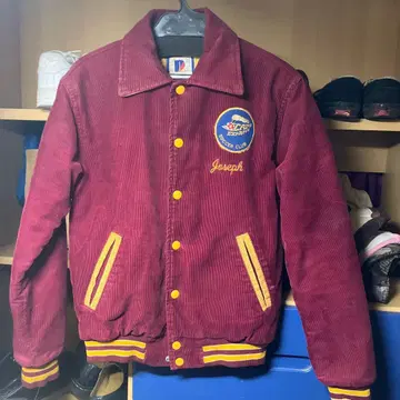 80s Rennoc 버건디 코듀로이 자켓 L 사이즈