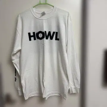 DUSTCELL [ HOWL ] 사진 롱 슬리브 T셔츠 L 사이즈