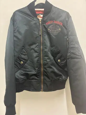 90s USA Harley-Davidson MA-1 플라이트 자켓