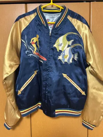 M 사이즈 토요 자수 스카잔 ALOHA HAWAII 구제 의류