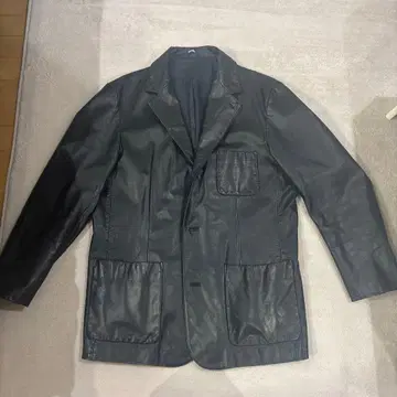 GAP 천연 가죽 자켓 블랙