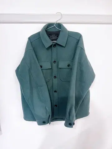 그린 버튼 셔츠 자켓 M 사이즈