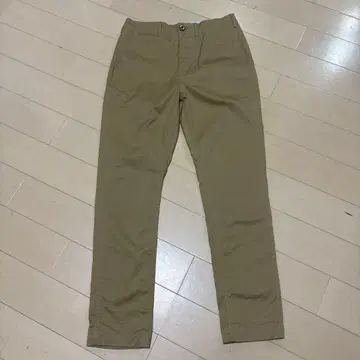 [ beams ] 베이지 테이퍼드 치노 XS 사이즈
