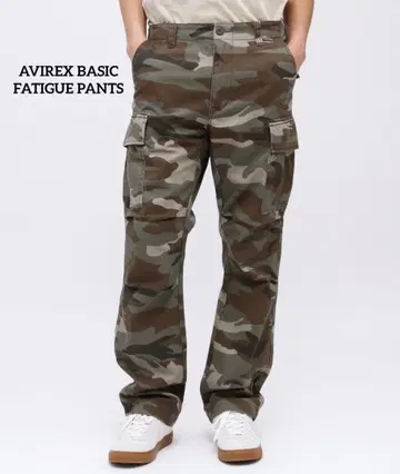 AVIREX 베이직 퍼티그 팬츠 카모플라쥬