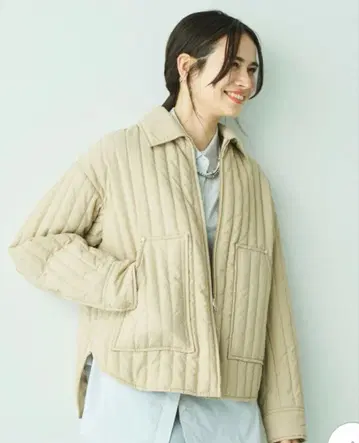 루니 퀼팅 블루종 38