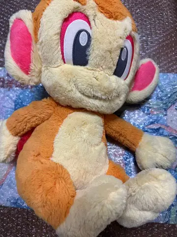 2022년 포켓몬 센터 한정판 히코자루 복슬복슬 안고 다니는 봉제 인형
