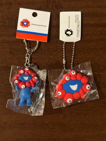 미야쿠미야쿠 키링 2개 세트 입체 러버 pvc EXPO 2025