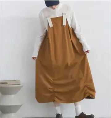 필리엔 루피리안 코튼 립스탑 점프 스커트 살로펫