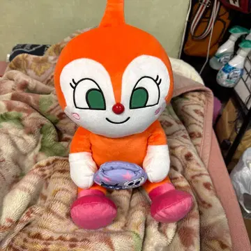 호빵맨 짤랑이 봉제 인형 약 30cm