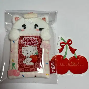 mikko cafe 봉제 인형 카드 케이스 무스