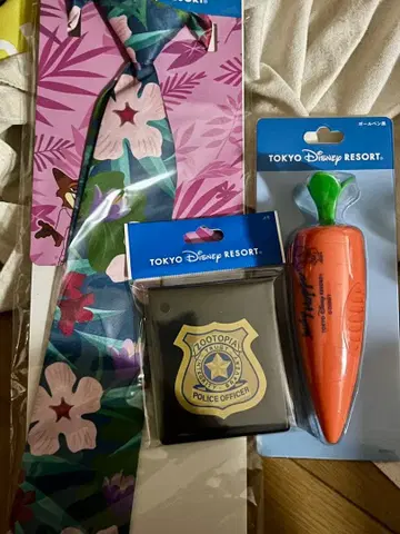 주토피아 볼펜 메모장 넥타이