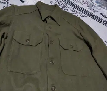 50s 1950년대 US ARMY 밀리터리 울 두꺼운 원단 긴팔 셔츠