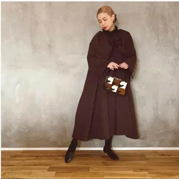 madder madder 마다마다 울 빅 칼라 코트 / 전체 안감