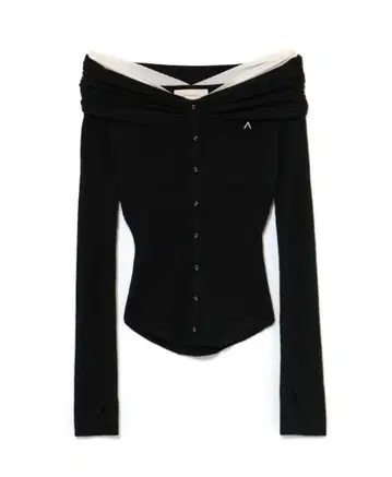 Shannon tulle knit tops andmary black