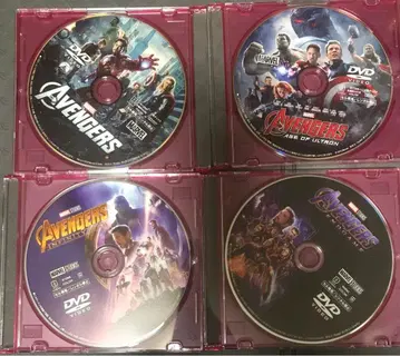 [새상품급] 어벤져스 4작품 MovieNEX DVD