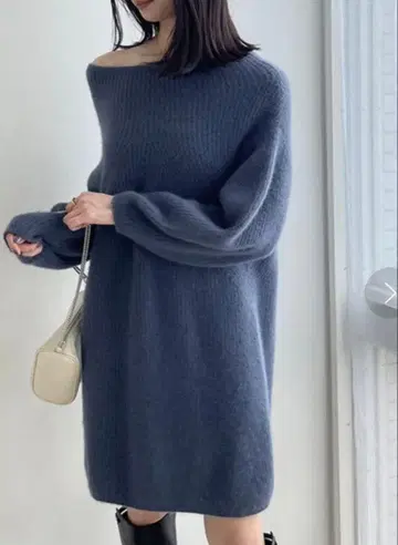 오늘 가격 인하 SNIDEL 스나이델 니트 원피스 미니 원피스 스웨터