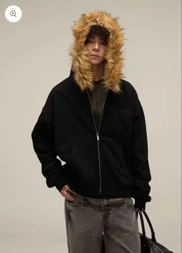 WLNEXT 퍼 후드티 Y2K