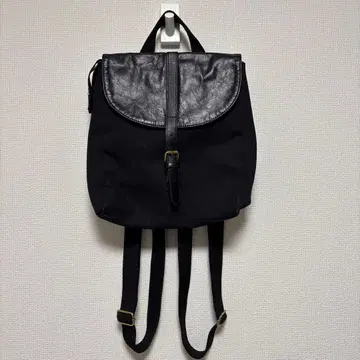 호크 컴퍼니 블랙 백팩 가죽