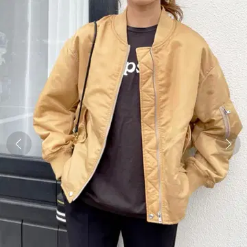 Spick & Span 나일론 트윌 MA-1 자켓