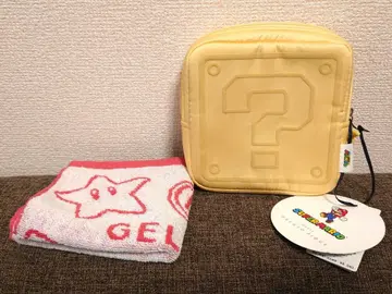 새상품 ] 젤라또피케 슈퍼 마리오 물음표 블록 파우치