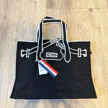 LACOSTE 블랙 토트백