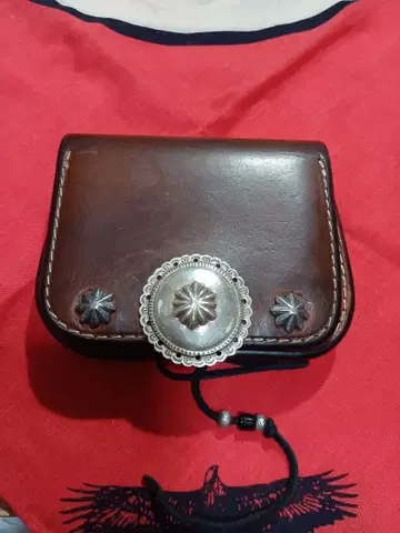 Goro's 접이식 지갑 브라운