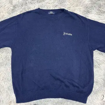 CELERA 네이비 크루넥 트레이닝복