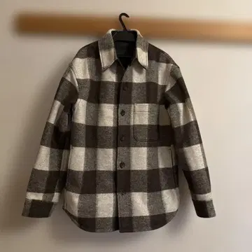 유니클로 오버 셔츠 자켓 브라운 S size