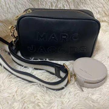 새상품급 마크제이콥스 가죽 숄더백 2WAY 코인 케이스 포함 블랙