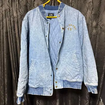 BILLABONG 데님 자켓 L 라이트 블루