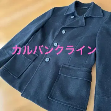 [ 새상품급 ] 캘빈클라인 Calvin Klein 피 코트 울 혼방 M