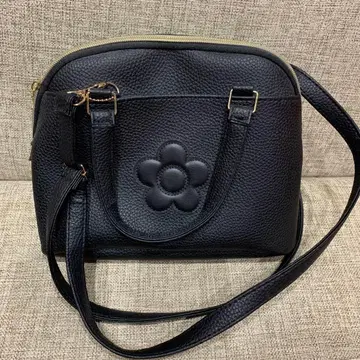 마리콴트 블랙 숄더백