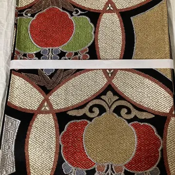 새상품 화려한 후쿠로 오비 (순수 실크)