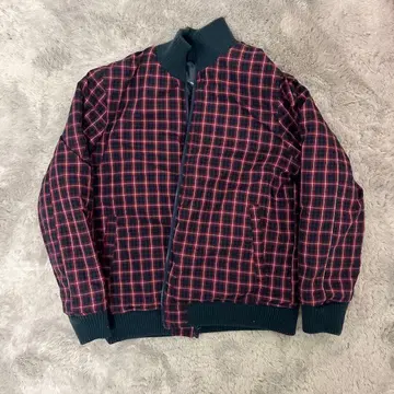 House of Blues 체크 리버서블 패딩 자켓 구제 의류