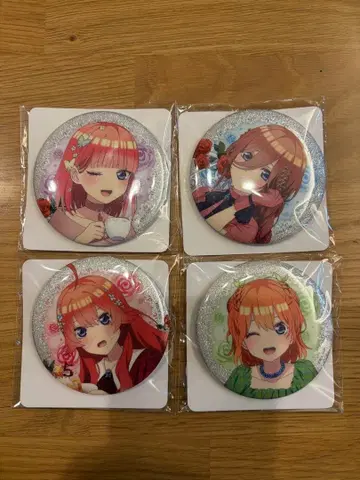 5등분의 신부 홀로그램 캔뱃지 묶음 판매