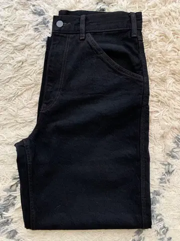 UNIQLO U 와이드 핏 컬러 청바지