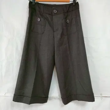 소니아 소니아 리키엘 가우초 팬츠 울 소재 차콜