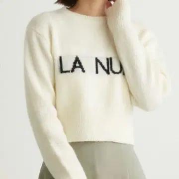 LILY BROWN 레터링 니트 풀오버