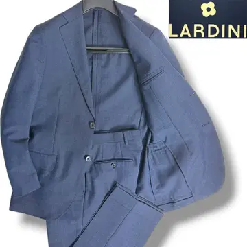 J3056 새상품급 라르디니 울모헤어 핀도트 수트 네이비 46