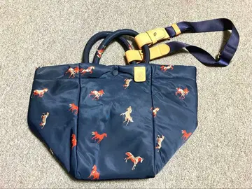 [ 미사용 ] 러셋 우드랜더 숄더 포함 말 패턴 토트백