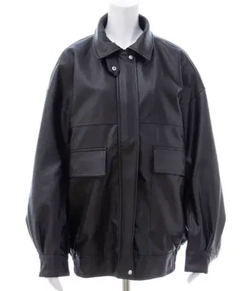 INGNI 인조 가죽 BIG 블루종