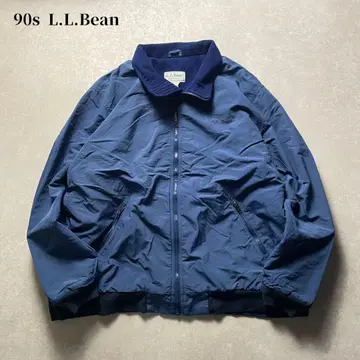 90s L.L.Bean 나일론 자켓 블루 웜업 쉘 신틸라