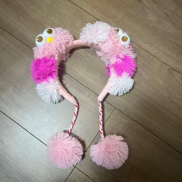 USJ 복슬복슬 머리띠 핑크