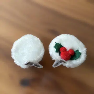 Disney 크리스마스 모티브 헤어 클립