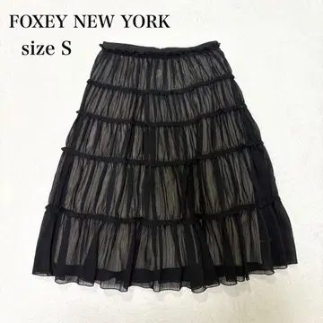[ 새상품급 ] FOXEY NEW YORK 튤 캉캉 스커트 (세탁 가능)
